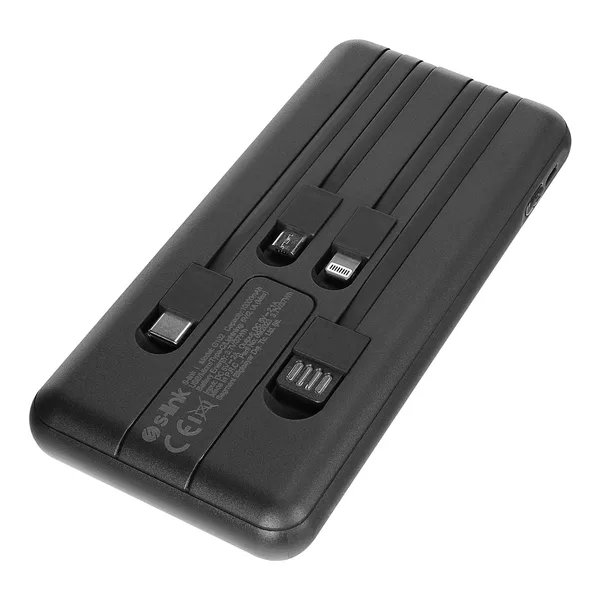 ED266 S-link G102 10000mAh 2*USB Port+Micro+USB Girişli Siyah LCD Taşınabilir Pil Şarj Cihazı Powerbank — detay
