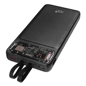 ED261  Hytech H50 5000mAh Magsafe 15W PD20W+HSC22.5W Siyah Taşınabilir Pil Şarj Cihazı Powerbank