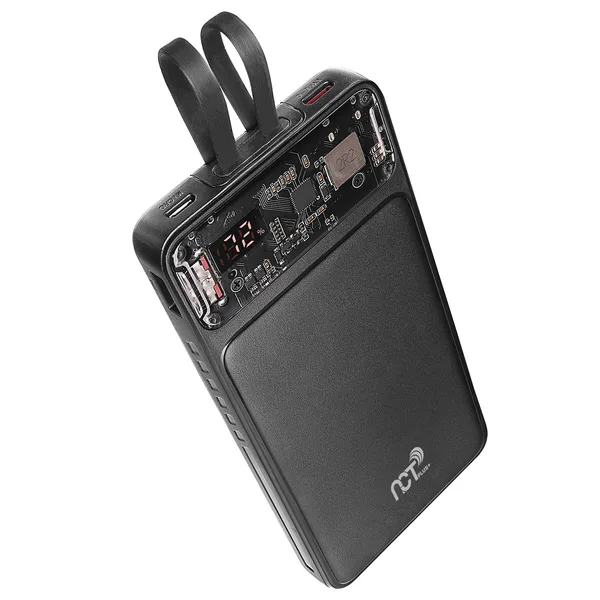 ED261 Hytech H50 5000mAh Magsafe 15W PD20W+HSC22.5W Siyah Taşınabilir Pil Şarj Cihazı Powerbank — detay