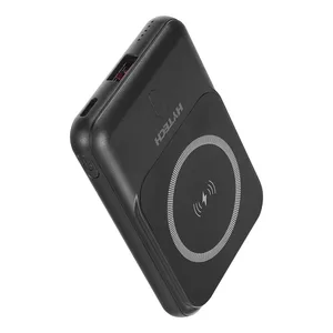 ED262 Hytech H50 5000mAh Magsafe 15W PD20W+HSC22.5W Siyah Taşınabilir Pil Şarj Cihazı Powerbank