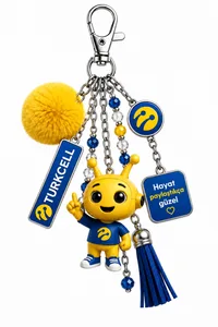 Silikon Charm Çanta Aksesuarı